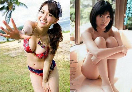 日本女星争人气比脱衣 公开宣战：我要先脱